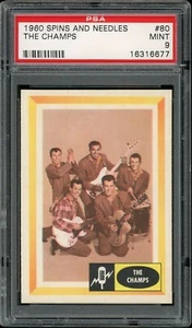 1960 Fleer Spins And Needles #80 The Champs PSA 9 - Picture 1 of 2
