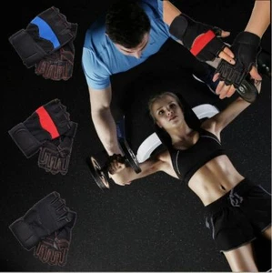 DEMI GANTS SPORT TAILLE ADULTE MUSCULATION FITNESS GYM TRACTION DÉVELOPPÉ MUSCUL - Imagen 1 de 7