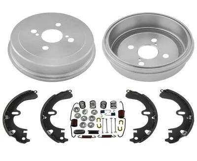 Rear Drums & Brake Shoes & Spring Kit for Toyota Celica ST 6pc Kit 1990-1991 - Image 1 of 4