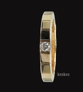 CARTIER RING Raniere Yellow Gold K18YG Diamond kenkenjp 53 / 12.5 Stone Gift - Picture 1 of 18
