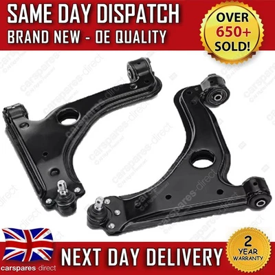 Vauxhall Astra H MK5 2004-2012 Brazo De Suspensión Inferior Delantero Par X2 Kit - Imagen 1 de 4