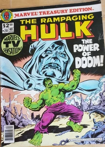 Marvel Treasury Edition #20 The Rampaging Hulk ThePower of Doom V BELLO MH 825 - Foto 1 di 5