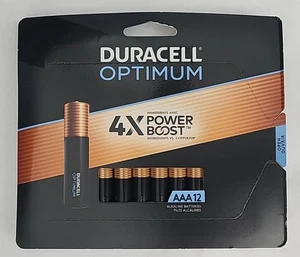 Duracell Optimum AAA Alkaline Batteries 12-Pack - Picture 1 of 2