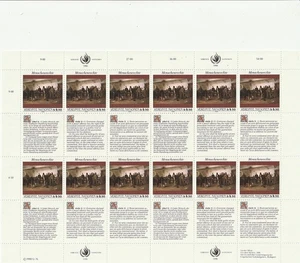 NATIONS UNIES LOT 2 BLOCS/FEUILLETS DROITS DE L'HOMME 1990 ETAT EXCELLENT - Foto 1 di 2