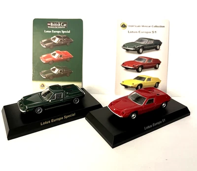 KYOSHO 1/64 Lotus Europa S1 and Europa Special -2 car combo RARE! - Image 1 of 4