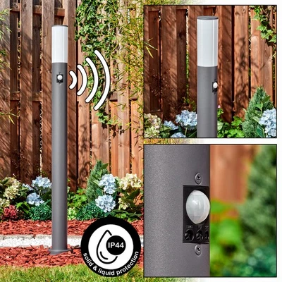 HOFSTEIN Caserta Wegeleuchte Laterne für draußen Außen Stehlampe Bewegungsmelder - Bild 1 von 4