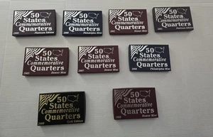 Lot of 9 – 50 States Commemorative Quarters 1999–2008 Sets w/ Boxes & COAs... - Picture 1 of 11