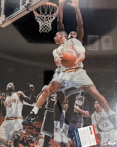Jason Kidd Cal Berkeley Mavericks Nets Signed Auto 16x20 PSA P53310 - Picture 1 of 1