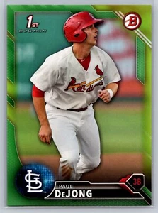 2016 Bowman #BP43 Paul DeJong Prospects Green St. Louis Cardinals - Bild 1 von 2