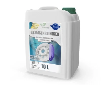 DTP-SOFT 10L Detergente Freni | Pulitore per Parti | Sgrassatore | 10L