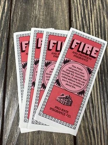 Milton Bradley The Game Of Life 1985 Relacement Piece Fire Property Insurance - Picture 1 of 2
