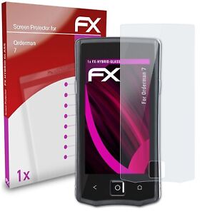 atFoliX Glass Protective Film for Orderman 7 Glass Protector 9H Hybrid-Glass