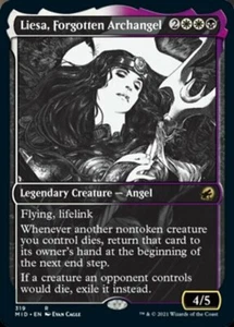 MTG LIESA, FORGOTTEN ARCHANGEL FOIL EXC LIESA, ARCANGELO DIMENTICATO MID X EN - Picture 1 of 1