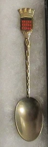 #401) SILVER PLATED TEA SPOON MONACO MICROSTATE CITY FRENCH RIVIERA GRAND PRIX - Picture 1 of 2