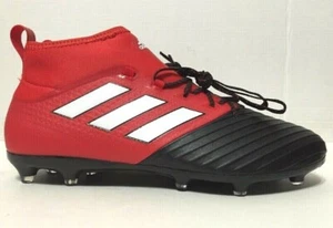 Adidas Ace 17.2 PrimeMesh FG Firm Ground Soccer Cleats Red Black Size W9.5/M8 - Picture 1 of 10