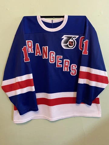 Mark Messier New York Rangers 1991-92 TBTC Jersey CCM XL Cover