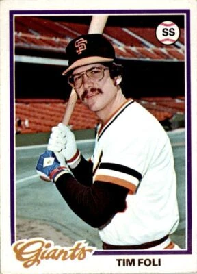 1978 Topps Tim Foli . San Francisco Giants #167 - Image 1 of 2