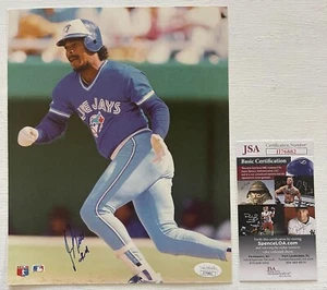 George Bell Signed Autographed Color 8x10 Photo Toronto Blue Jays - JSA COA - Picture 1 of 2