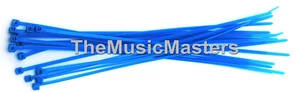 500 Blue 9" inch Wire Cable Zip Ties Nylon Tie Wraps 40lb USA Made Tiger Ties - Picture 1 of 12
