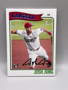 Topps 2023 Brooklyn Collection Baseball Josh Jung Texas Rangers - Picture 1 of 2