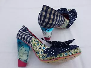 Damenschuhe Gr40 Wenig getrageIrregular Choice Heels Pin Upc Retro Rockabilly - Bild 1 von 7