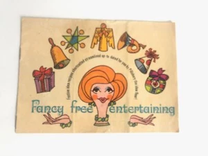 Vintage Pillsbury Fancy Free Entertaining Recipe Booklet - Picture 1 of 6