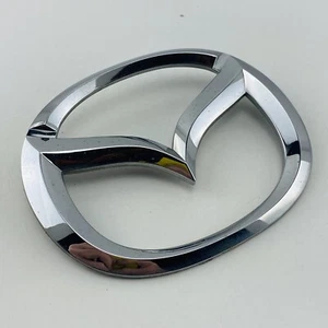 03 04 05 06 07 08 Mazda 6 Emblem Logo Symbol Badge Trunk Rear Chrome OEM E27 - Bild 1 von 6