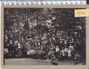  Mode Kostüme Gruppen CAB Fotos auf Karton Ende 19. Anfang XX 97/1202   - Bild 1 von 1