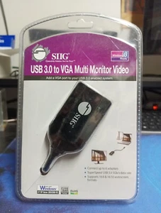 SIIG USB 3.0 to VGA Multi Monitor Video Adapter (JU-VG0211-S1) - Picture 1 of 4