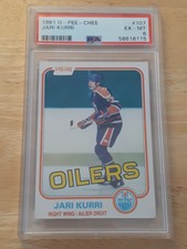 1981-82 O-Pee-Chee OPC Jari Kurri RC #107 PSA 6