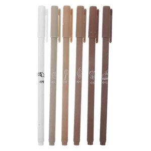6pcs Gel Pens Ink Quick-dry Pens Fine Point Smooth Writing Pens for Journalin... - Picture 1 of 9