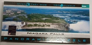 PUZZLE - JIGSAW BUFFALO GAMES PANORAMIC NIAGARA FALLS 750 PIECES Made in USA - Picture 1 of 10