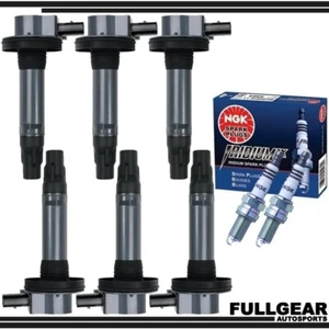 6x Ignition Coil & 6x NGK Spark Plug for Ford Explorer Mazda CX9 Lincoln 3.7L V6 - Picture 1 of 7