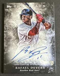 2018 Topps Inception RAFAEL DEVERS RC Rookie Auto Mint / 230 Signed Red Sox - Picture 1 of 5