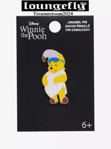 LOUNGEFLY Disney Winnie Pooh Holiday Pajamas Pin Boxlunch Exclusive Christmas - Picture 1 of 2