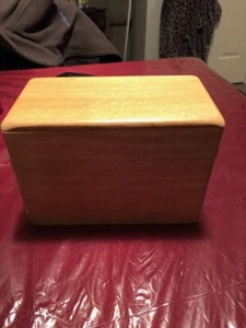 Holz Rezeptbox & 3 Gutscheine Organizer Hülle Tasche Variety Pack - Bild 1 von 3