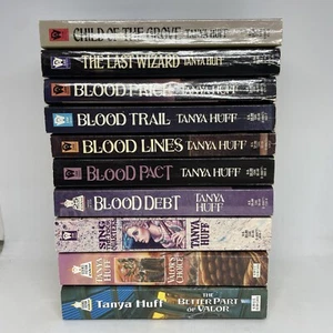 Tanya Huff Book Bundle X10 Paperbacks Wizard Crystal Blood Victoria Nelson - Picture 1 of 10