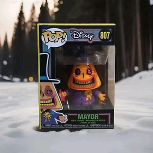 Funko Pop! Vinyl Disney Nightmare Before Christmas Blacklight Mayor Vinyl Figure - Foto 1 di 6