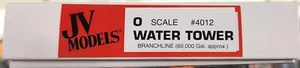 JV Models 4012 O Scale Water Tower Branchline 60,000 gal Wood Kit - Picture 1 of 5