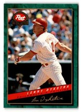 1994 Post Cereal #20 Lenny Dykstra NM  ID:48687