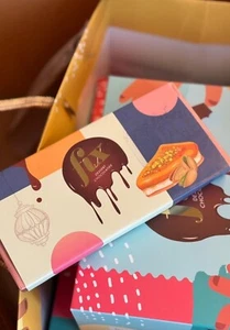 Dubai chocolate trend, fix pistachio kunafa chocolate 6 Pieces  box original - Picture 1 of 6