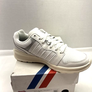 K-Swiss Rival Trainer Sneakers White/Gray Women SZ 10 99079-160-M New in Box - Picture 1 of 10