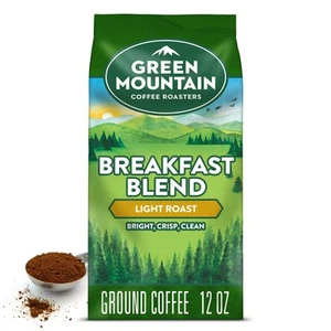 Café Green Mountain tostado ligero 12 oz sabor a nuez crujiente kosher con cafeína - Imagen 1 de 12