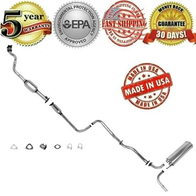 Sistema de escape completo y convertidor catalítico Chevrolet Malibu 1997-1998 2,4 L Foto 1 de 4