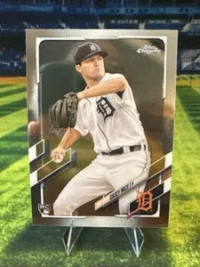2021 Topps Chrome RC Casey Mize #4 Detroit Tigers - Picture 1 of 2
