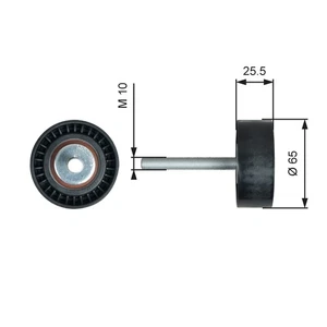 GATES T36772 Galoppino guidacinghia cinghia Poly-V 65mm per FIAT QUBO (225) - Imagen 1 de 5