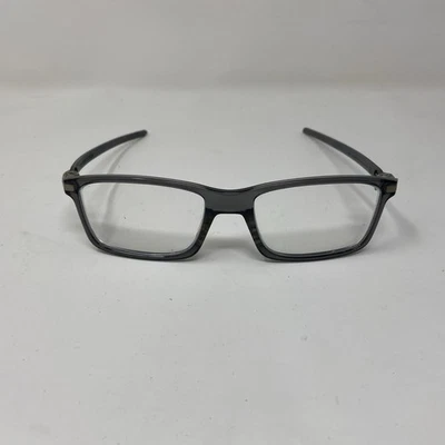 OAKLEY PITCHMAN CARBON OX8092-0355 GRAY SMOKE 55-18-138 EYEGLASSES 192R - Image 1 of 4