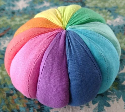 LOVEVERY Multicolor Algodón Arco Iris Bola El Sensor Juego Kit 5-6 Lunes Destreza Foto 1 de 4