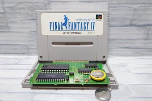 Save Battery Replaced Final Fantasy Iv 4 Ff Super Famicom Sfc Software Japan WA - Picture 1 of 5
