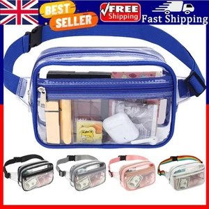 Bolso de Cintura Informal Aprobado por Estadio PVC Bolso de Cinturón Gran Capacidad Informal Bolsa de Deportes - Imagen 1 de 13